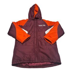 NCAA Outerstuff Virginia‎ Tech Hokies Hooded Puffer Coat Jacket YOUTH Size 14/16